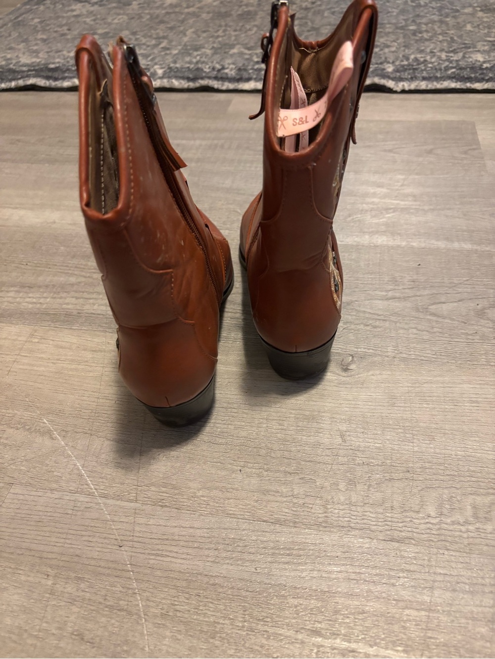 Sam And Libby Boots Size 9 Western Embroidery Cowboy Cowgirl Rodeo Ranch Farm - Picture 2 of 8